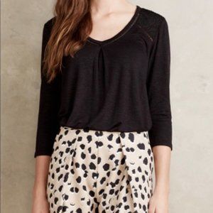 Anthropologie Dolan Left Coast Maisy Tee, black